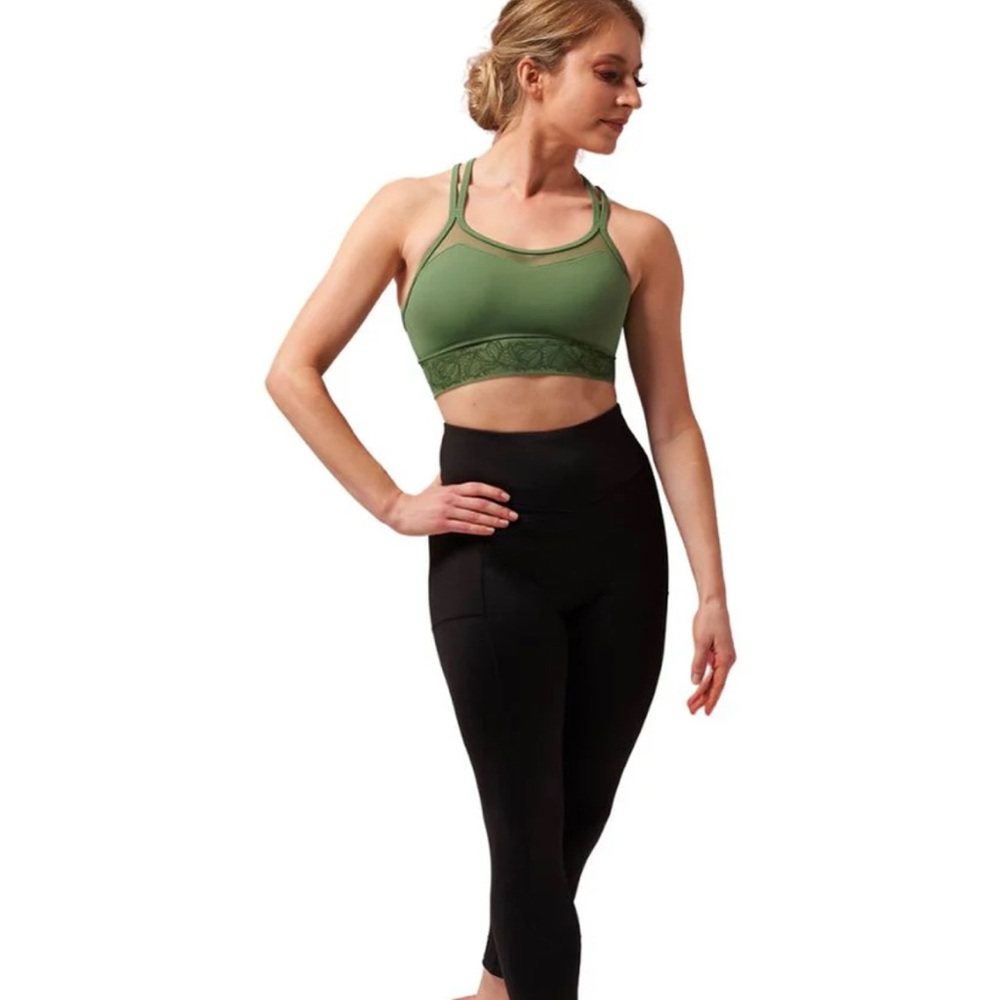 Bloch Z0157 Lace Crop Top - Picture 4 of 5